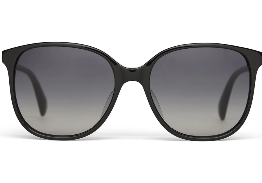 TOMS Black-Grey Gradient Polarized Handcrafted Sunglasses – Sandela Style
